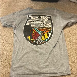 Gray Yellowstone National Park T-Shirt